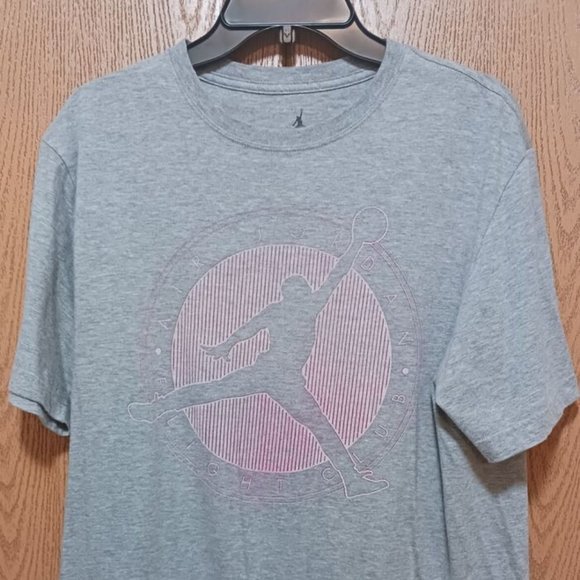 3 Jordan (T-Shirts)-(1 Orange/2 Gray)-(Pre-owned)-(Worn Condition)-(Size L)-$25 - Picture 7 of 9